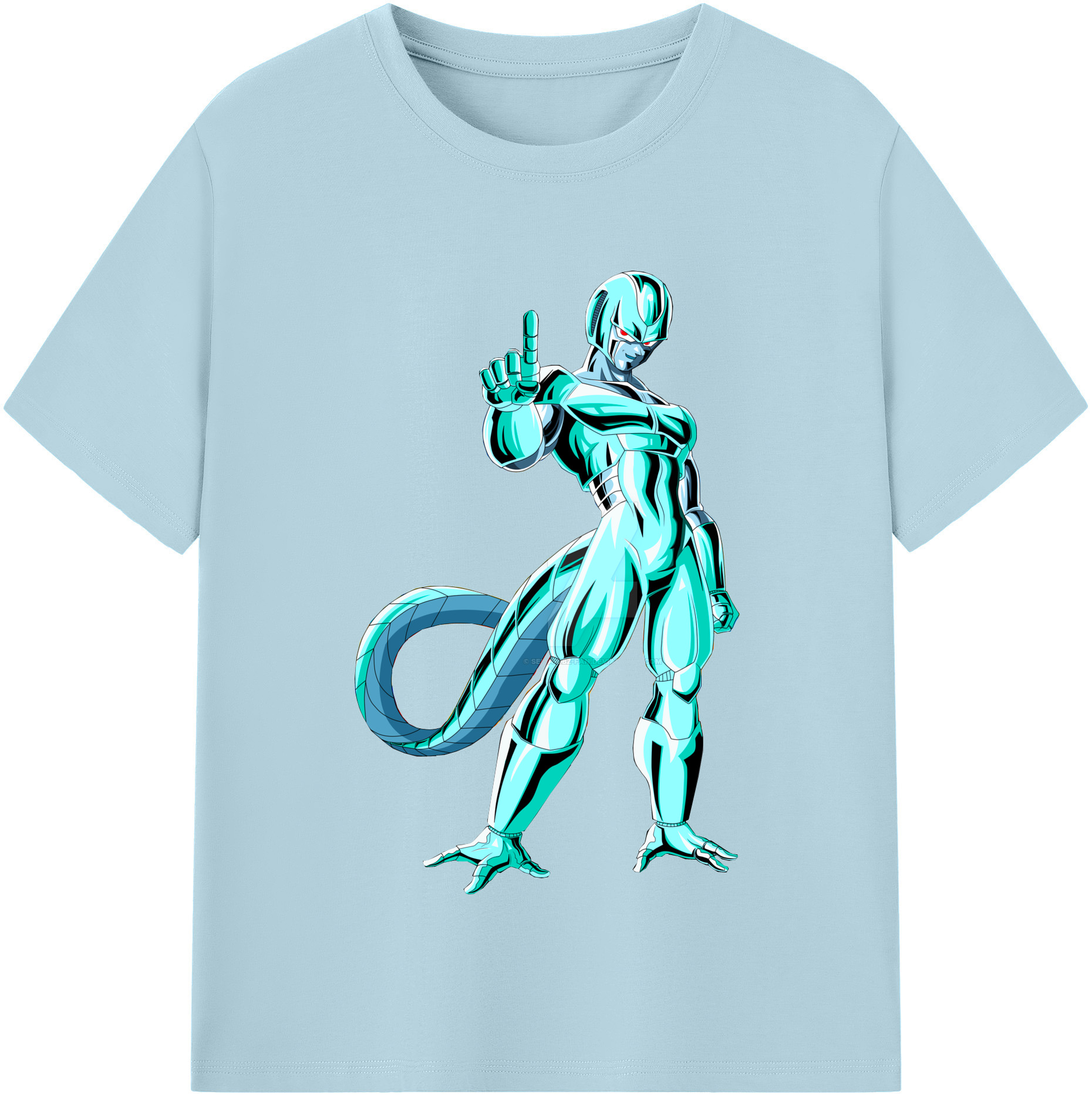 （画像用） ドラゴンボール クウラ DRAGON BALL Cooler Coora 綿100％半袖Tシャツ（フロントプリント）